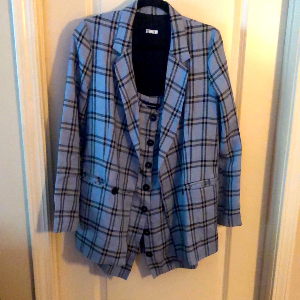 2pc reformation blazer and mini dress